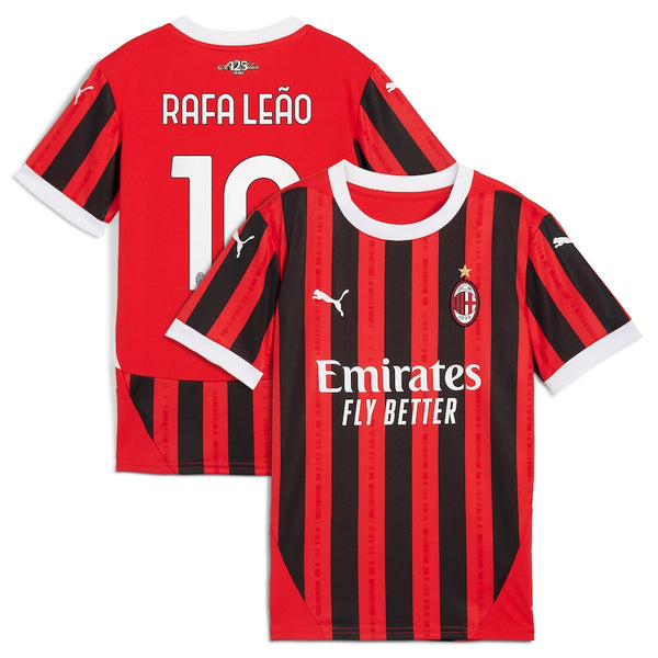 Rafael Leão AC Milan Puma  2024/25 Home Player Jersey - Red