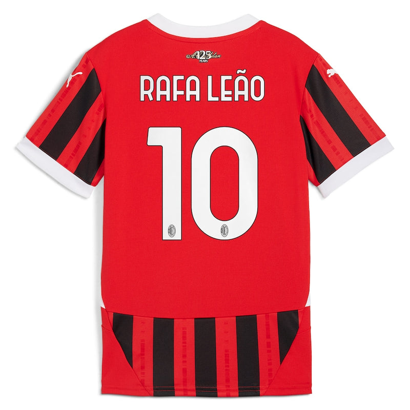 Rafael Leão AC Milan Puma  2024/25 Home Player Jersey - Red