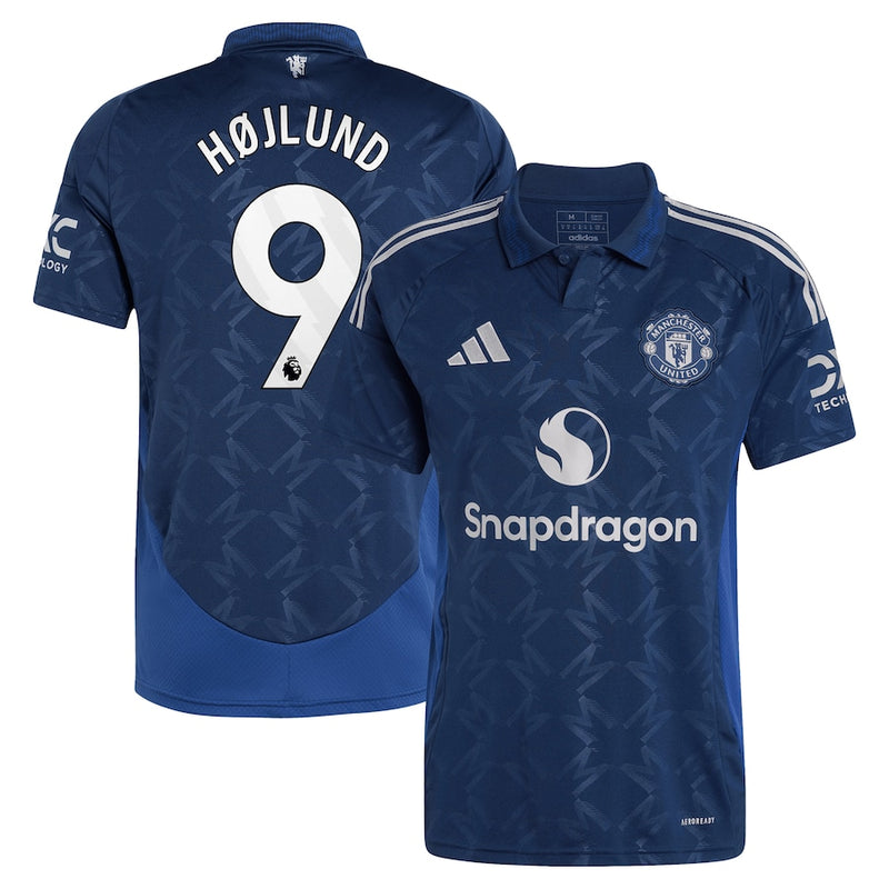 Rasmus Højlund Manchester United adidas 2024/25 Away  Player Jersey - Navy