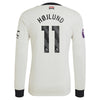 Rasmus Højlund Manchester United adidas Shirt 2024/2025 Third Long Sleeve Jersey - Cream
