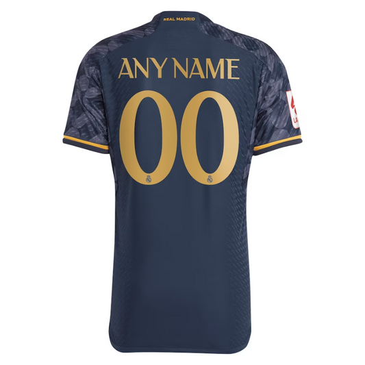 Real Madrid Adidas 2023/24 Away Custom Jersey - Navy