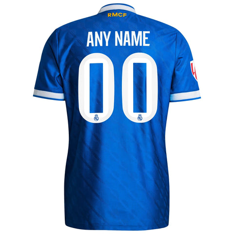 Real Madrid adidas 2025/26 Third Custom Jersey - Blue