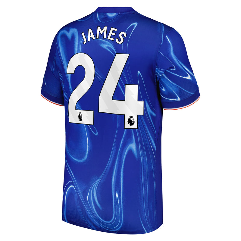 Reece James 24 Chelsea Nike 2024/25 Home Player Jersey - Blue