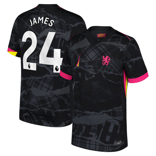 Reece James Shirt Chelsea Nike 2024/25 Third Player Jersey - Anthracite