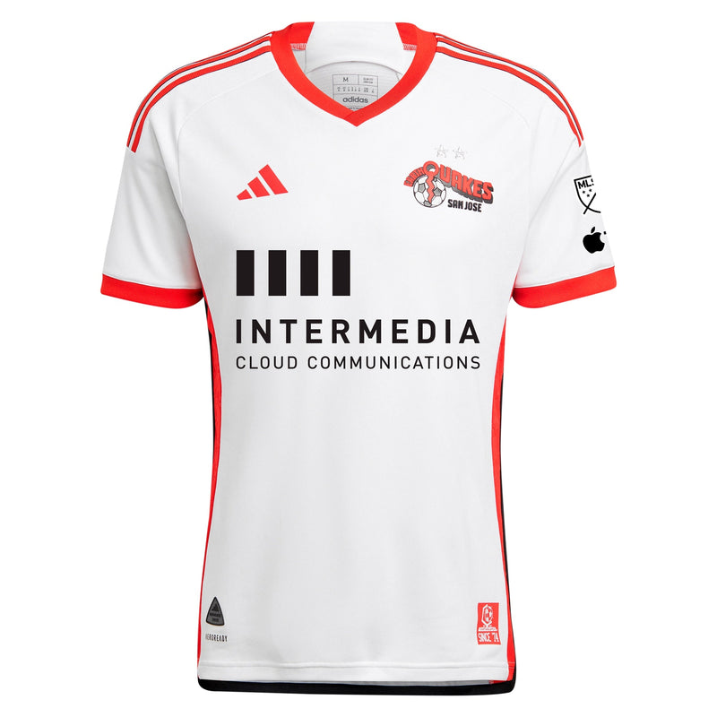 San Jose Earthquakes adidas 2024 The 50 Kit Custom Jersey - White