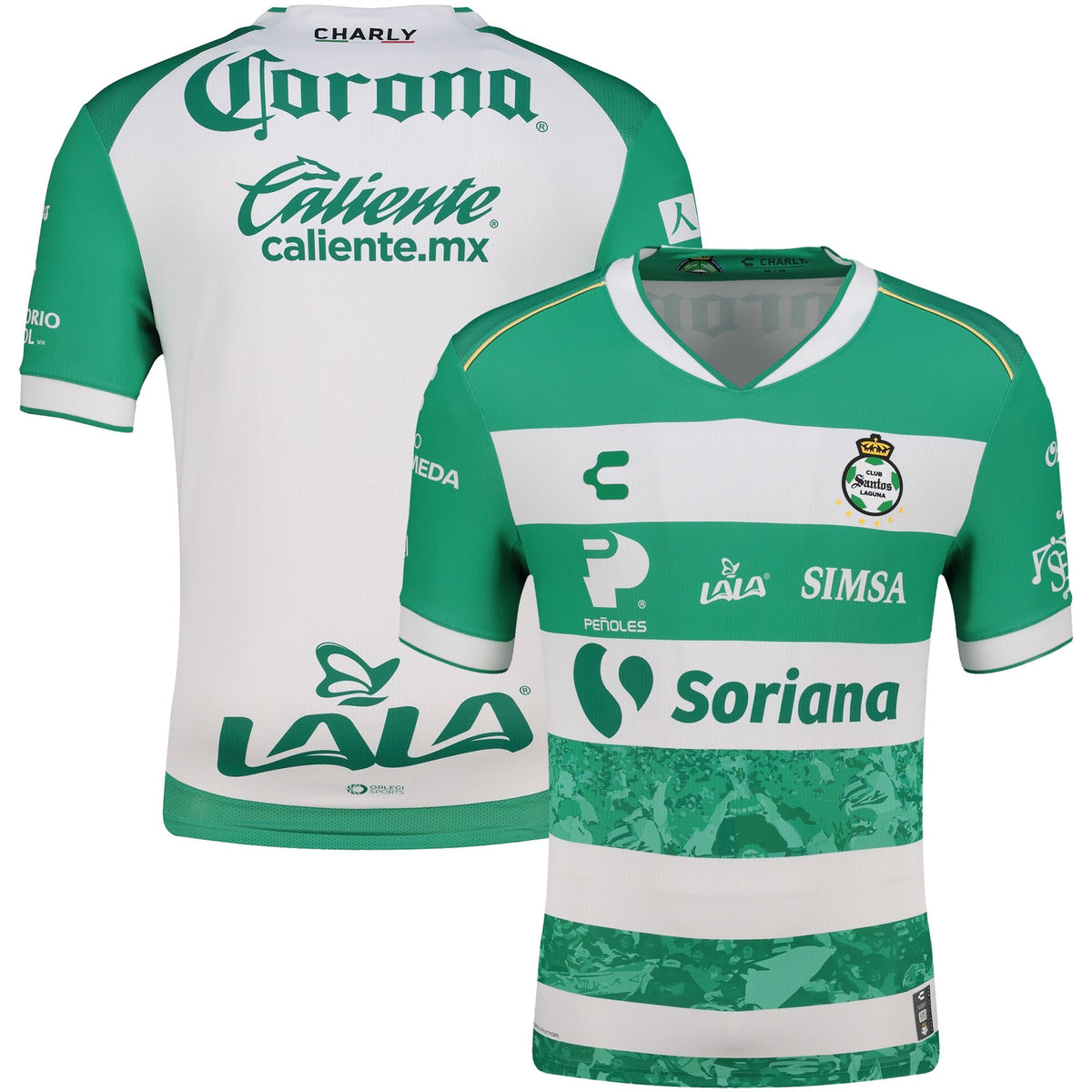 Santos Laguna Charly  Home Authentic Jersey   Green 2025–26 Premium Fan Edition Soccer Jersey - Green