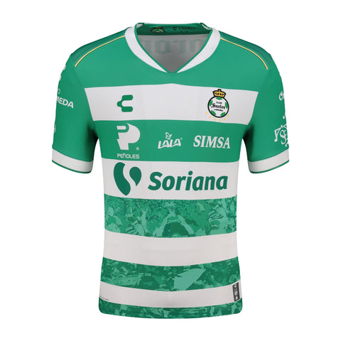 Santos Laguna Charly  Home Authentic Jersey   Green 2025–26 Premium Fan Edition Soccer Jersey - Green