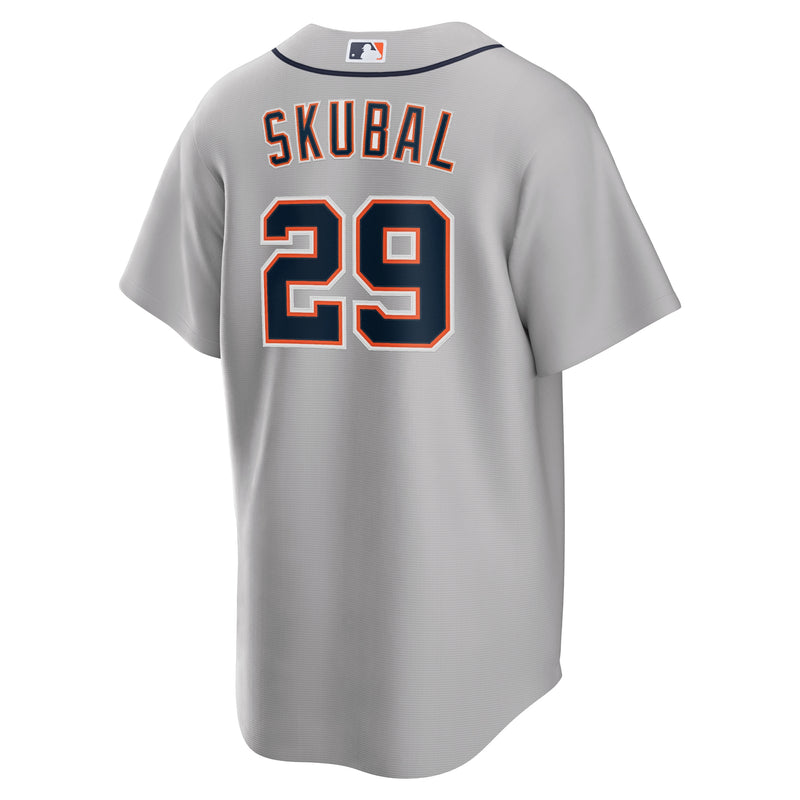 Tarik Skubal Detroit Tigers Nike Road Jersey - Gray