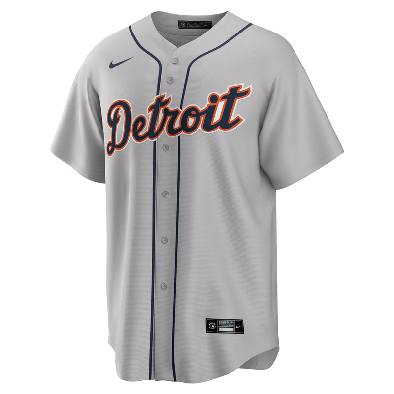 Tarik Skubal Detroit Tigers Nike Road Jersey - Gray