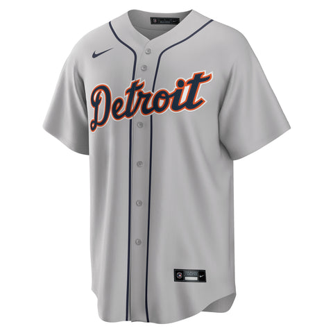 Tarik Skubal Detroit Tigers Nike Road Jersey - Gray