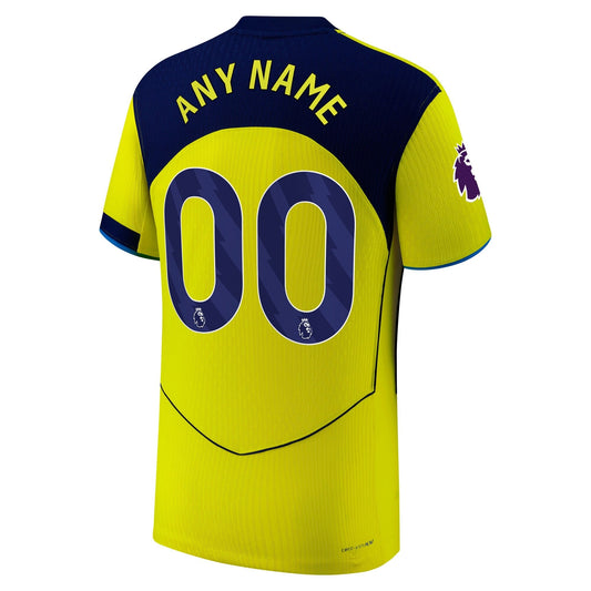 Tottenham Hotspur  Third Customized Jersey   Yellow 2025–26 Premium Fan Edition Soccer Jersey - Yellow