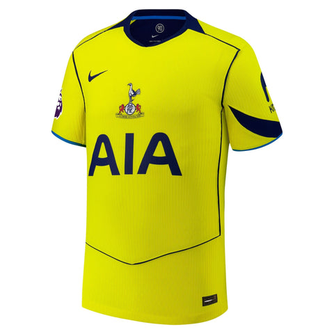 Tottenham Hotspur  Third Customized Jersey   Yellow 2025–26 Premium Fan Edition Soccer Jersey - Yellow