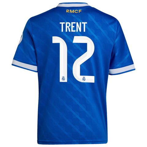 Trent Alexander Arnold Real Madrid  Third Player Jersey   Blue 2025–26 Premium Fan Edition Soccer Jersey - Blue