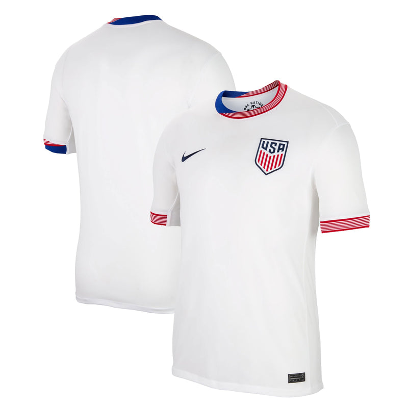 USMNT Nike 2024 Home Custom Jersey - White