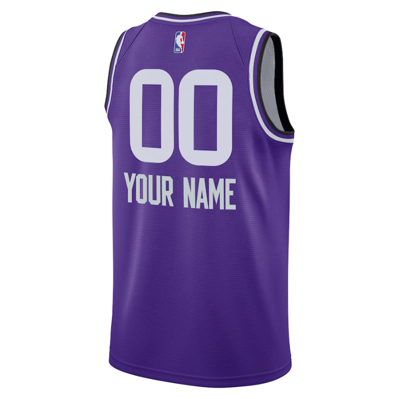 Utah Jazz Unisex2023/24 Custom Swingman Jersey - Purple - City Edition