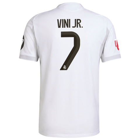 Vini Jr. Real Madrid adidas 2025/26 Home Authentic Jersey - White