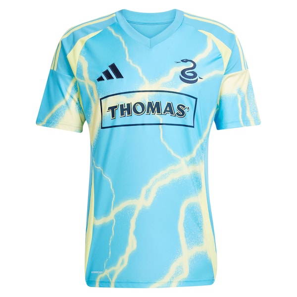 Official-Adidas Philadelphia Union 2025 The Voltage Kit Replica Custom Jersey Blue