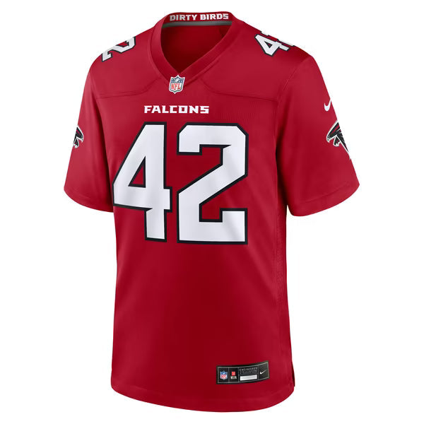 Josh Woods Atlanta Falcons Official-Nike Team Game Jersey - Red
