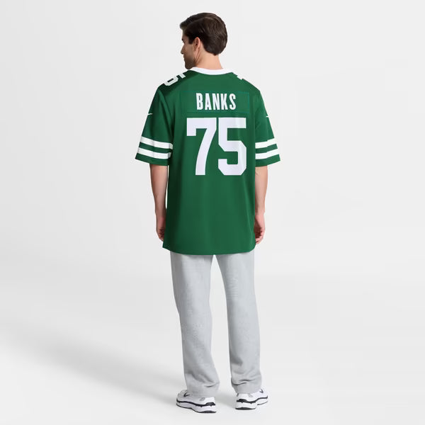 Brant Banks New York Jets Official-Nike Team Game Jersey - Legacy Green