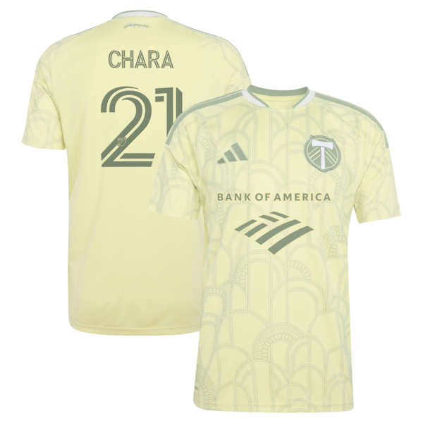 Official-Adidas Diego Chara Portland Timbers 2026 Civic Stadium Kit Replica Jersey Yellow