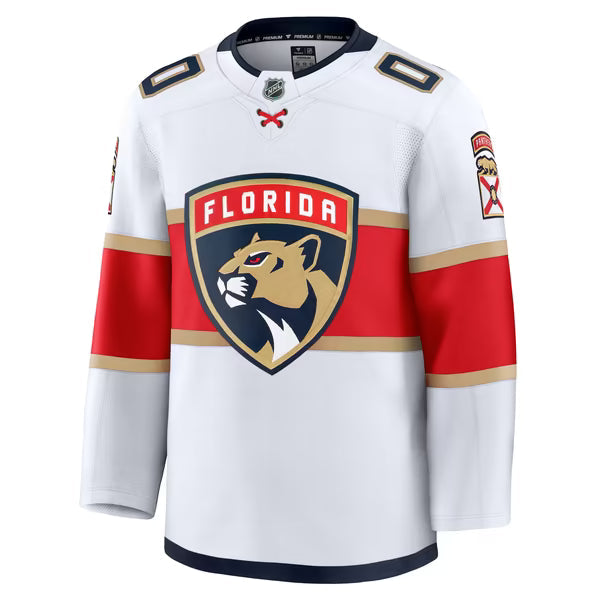 Teams Fans Shop Florida Panthers Fanatics Away Premium Custom Jersey - White