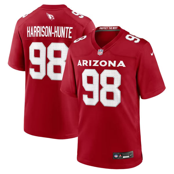 Jared Harrison-Hunte Arizona Cardinals Official-Nike Team Game Jersey - Cardinal