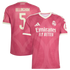 Jude Bellingham Real Madrid Official-Adidas 2026/27 Third Replica Jersey - Pink