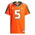 Andre Johnson Miami Hurricanes Official-Adidas Home It's Back Premier Jersey - Orange
