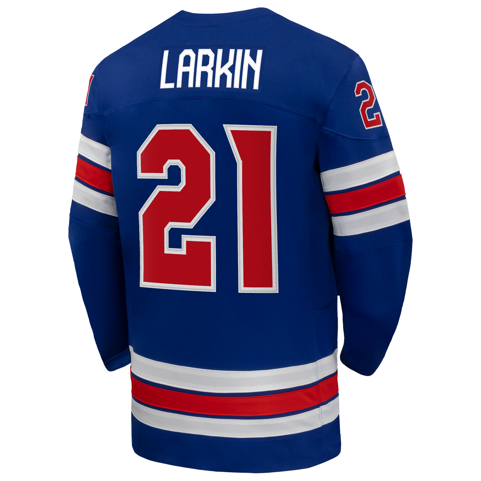 Teams Fans Shop Dylan Larkin Nike US Hockey 2026 Home Jersey Royal