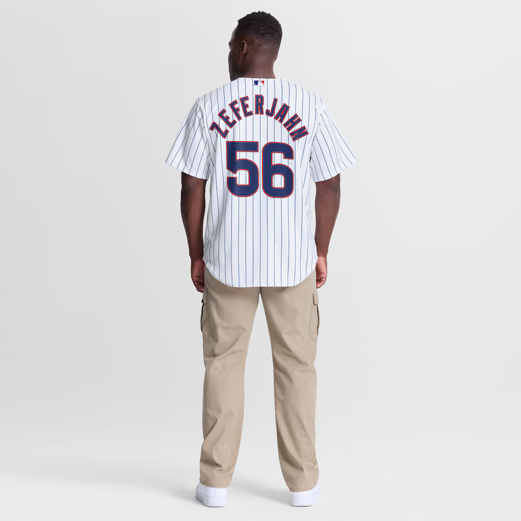 Ryan Zeferjahn Chicago Cubs Official-Nike Home Replica Jersey - White
