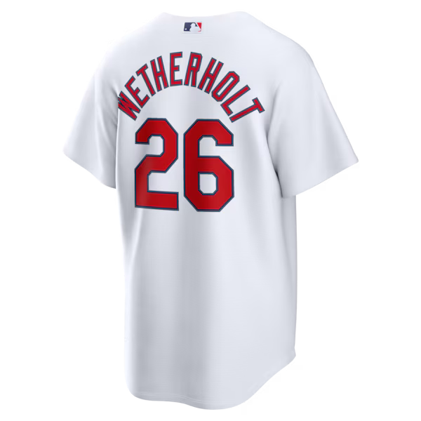 JJ Wetherholt St. Louis Cardinals Official-Nike Home Replica Jersey - White