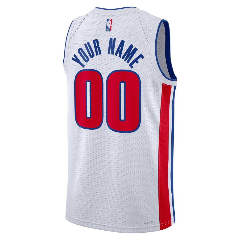 Teams Fans Shop Unisex Nike Detroit Pistons Swingman Custom Jersey