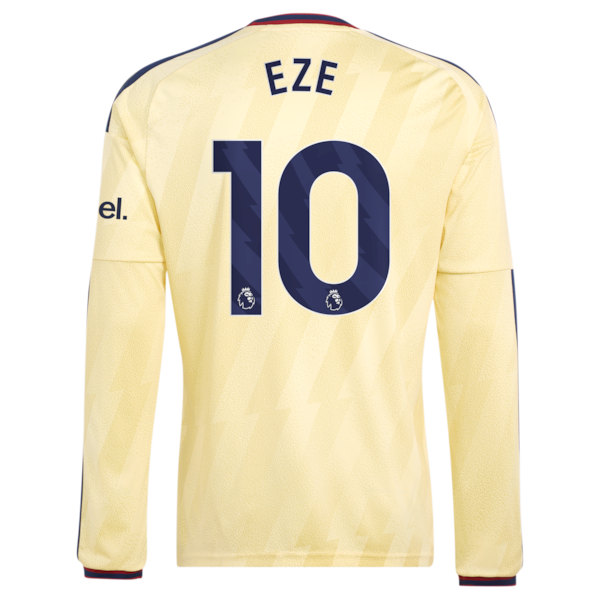 Eberechi Eze Arsenal Official-Adidas 2026/27 Third Replica Long Sleeve Jersey - Yellow