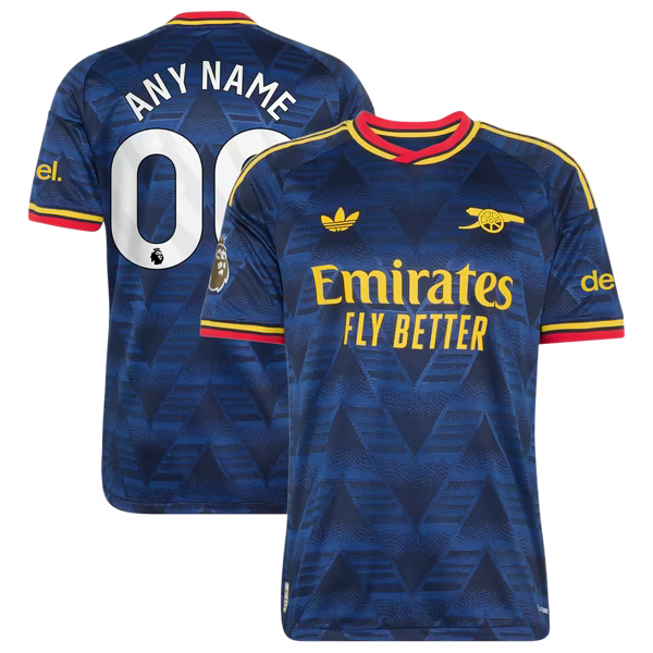 Arsenal Official-Adidas 2026/27 Away On-Field Authentic Custom Jersey - Navy