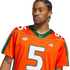 Andre Johnson Miami Hurricanes Official-Adidas Home It's Back Premier Jersey - Orange