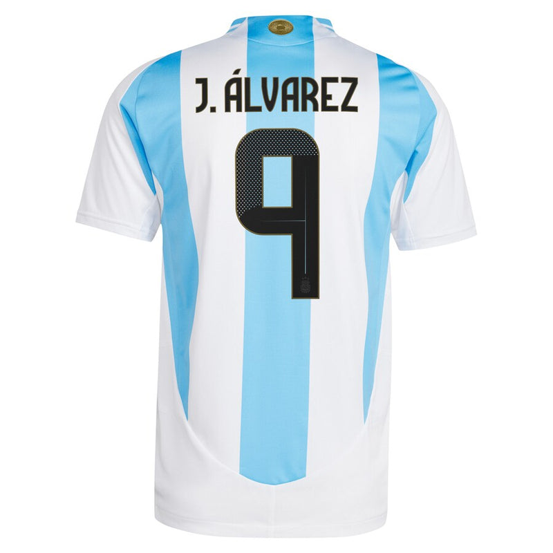 Julián Álvarez Argentina National Team adidas 2024 Home Authentic Jersey - White