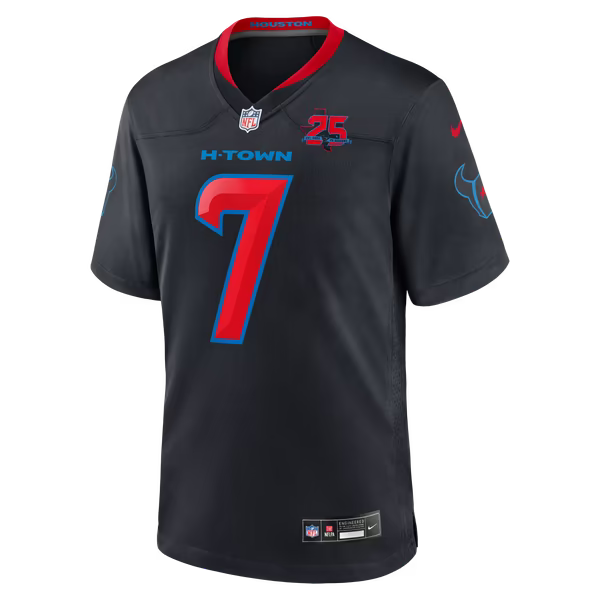 C.J. Stroud Houston Texans Official-Nike Alternate 2 25th Season Game Jersey - Navy
