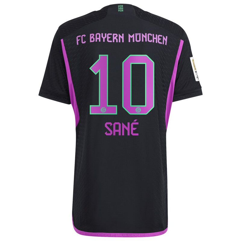 Leroy Sané Bayern Munich adidas 2023/24 Away Player Jersey - Black