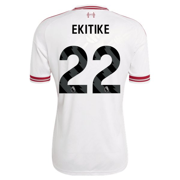 Hugo Ekitike Liverpool Official-Adidas 2026/27 Away Replica Jersey - White