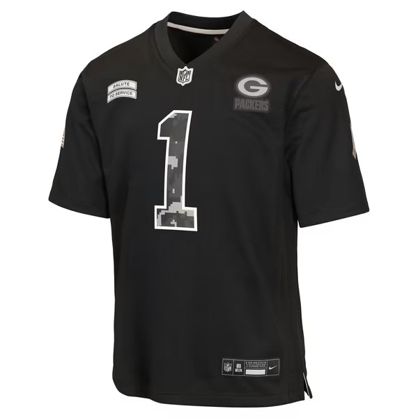Micah Parsons Green Bay Packers Official-Nike Youth 2026 Salute to Service Game Jersey - Black