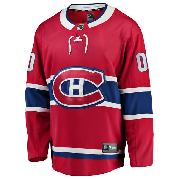 Teams Fans Shop Montreal Canadiens Fanatics Home Breakaway Custom Jersey Red