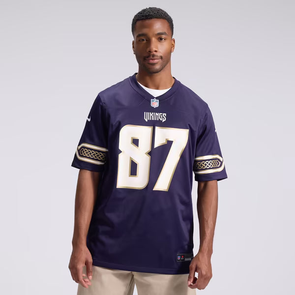T.J. Hockenson Minnesota Vikings Official-Nike 2026 Rivalries Collection Game Jersey - Purple