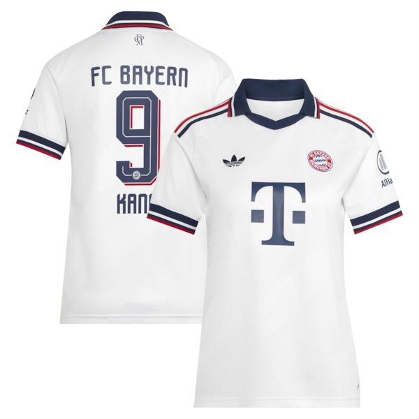 Harry Kane Bayern Munich Official-Adidas Women's 2026/27 Away Replica Jersey - White