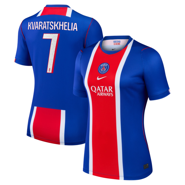 Official-nike Khvicha Kvaratskhelia Paris Saint-Germain 2026/27 Home Stadium Replica Jersey Blue