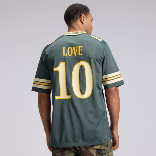 Jordan Love Green Bay Packers Official-Nike 2026 Rivalries Collection Game Jersey - Green