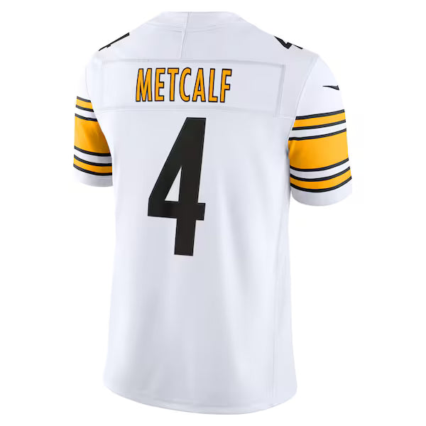 DK Metcalf Pittsburgh Steelers Official-Nike Vapor F.U.S.E. Stitched Limited Jersey - White