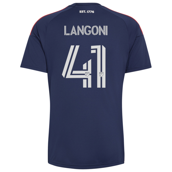 Official-Adidas Luca Langoni New England Revolution 2026 Independence Day Replica Jersey Blue
