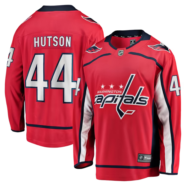 Teams Fans Shop Cole Hutson Washington Capitals Fanatics Home Breakaway Jersey - Red