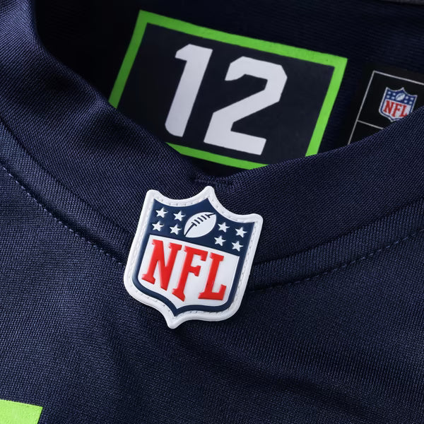 Jared Ivey Seattle Seahawks Official-Nike Team Game Jersey - College Navy