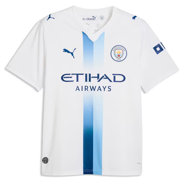 Manchester City Official-Puma 2026/27 Third Replica Custom Jersey - White